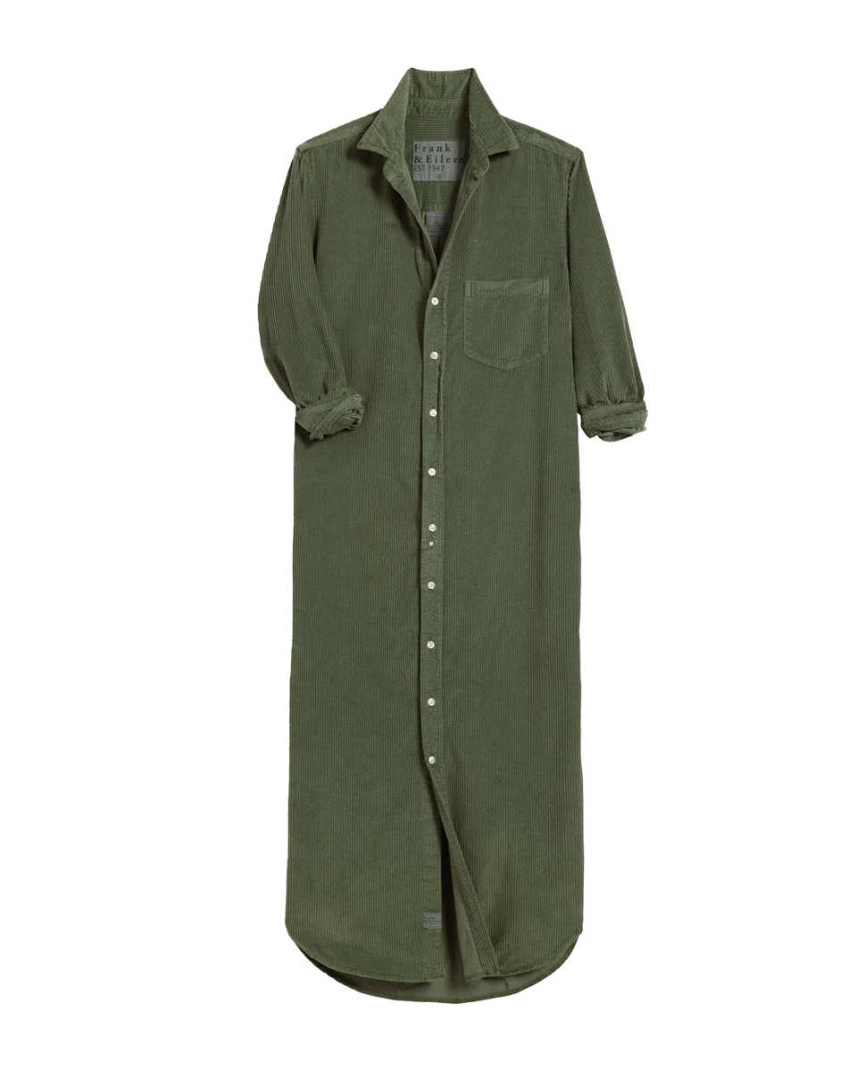 Rory Maxi Shirtdress Forest
