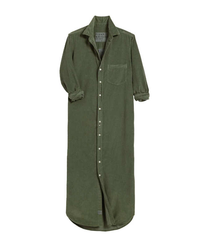 Rory Maxi Shirtdress Forest
