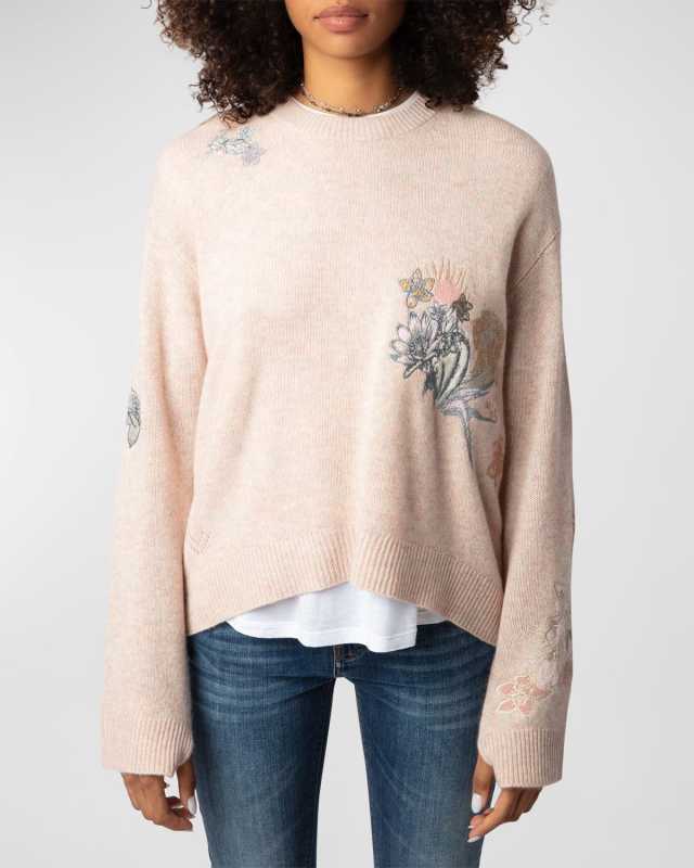 Markus Concert Embroidered Cashmere Sweater