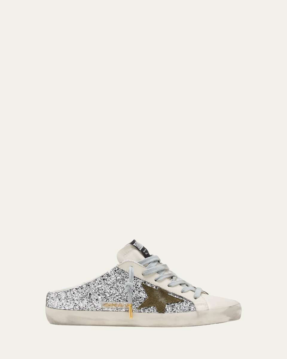 Superstar Sabot Glitter Slide Sneakers