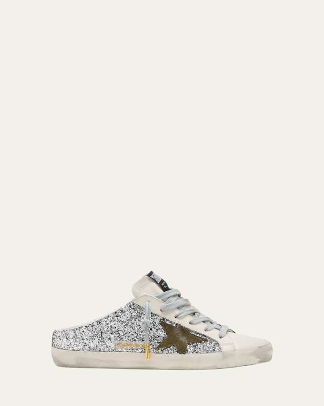 Superstar Sabot Glitter Slide Sneakers