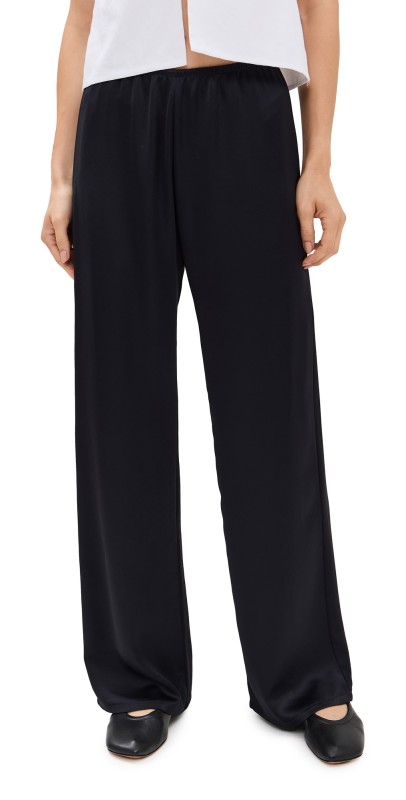 Leset Barb Wide Leg Pants Midnight