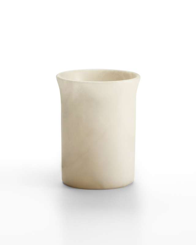 Alisa Alabaster Tumbler, Cream
