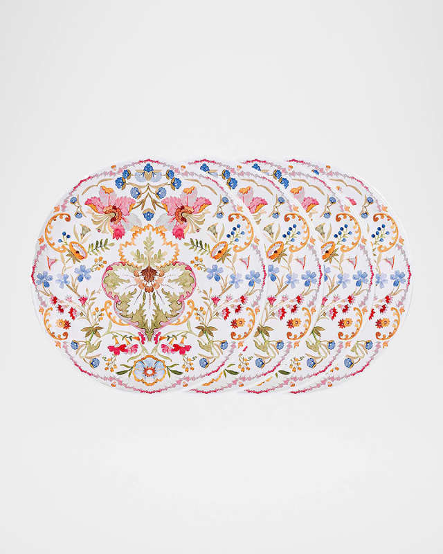 Sofia Melamine Dessert/Salad Plates, Set of 4