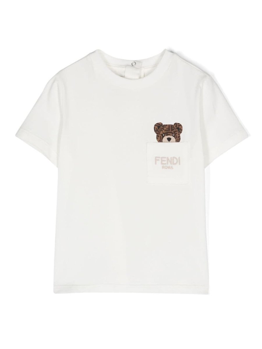 embroidered-logo T-shirt