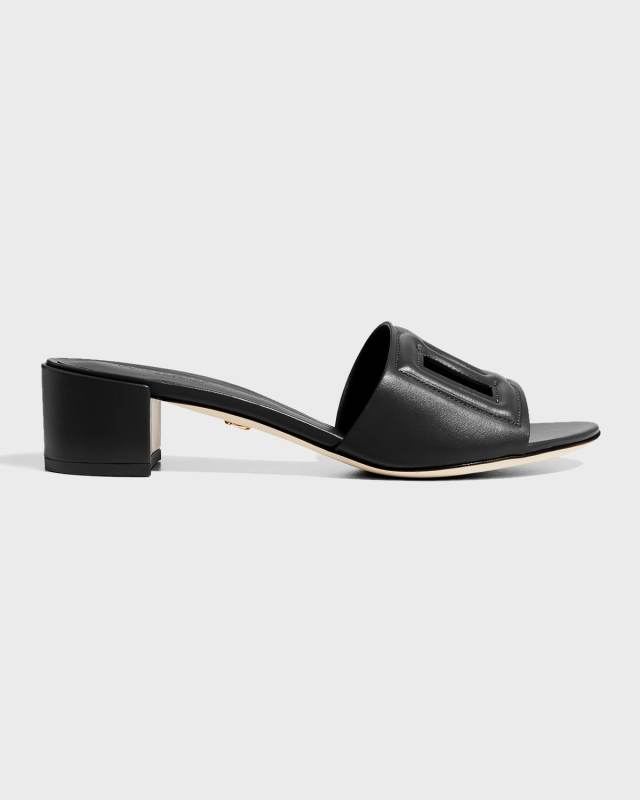 40mm DG Cutout Leather Slide