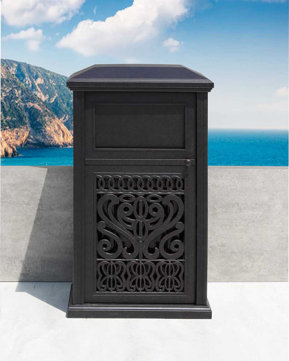 Tuscany Indoor/Outdoor Trash Receptacle With Liner