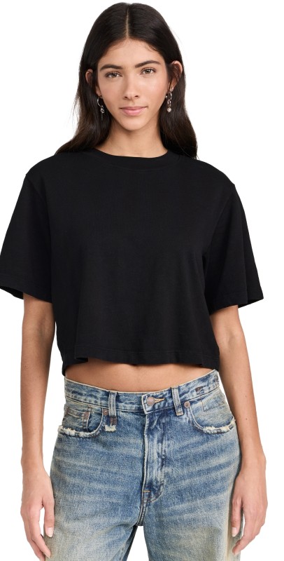 Cotton Citizen Tokyo Crop Tee Jet Black