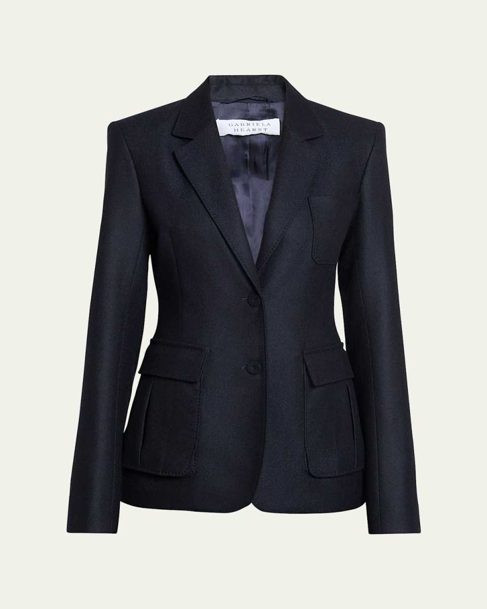 Louisa Wool-Cashmere Blazer