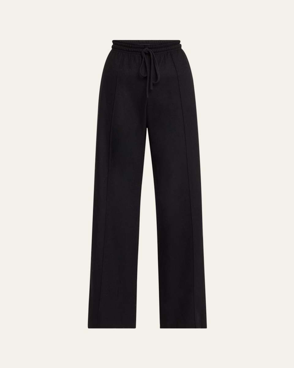 Mid-Rise Drawstring Pull-On Pants