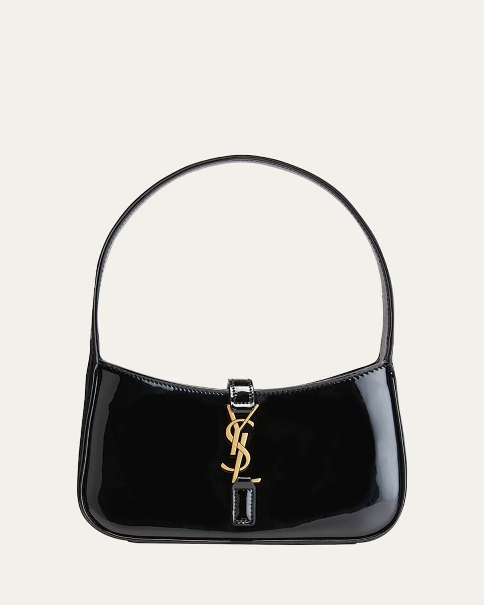 Le 5 A 7 Mini YSL Shoulder Bag in Patent Leather