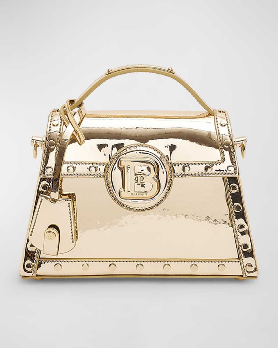 BBuzz Dynasty Top-Handle Bag in Reflective Leather