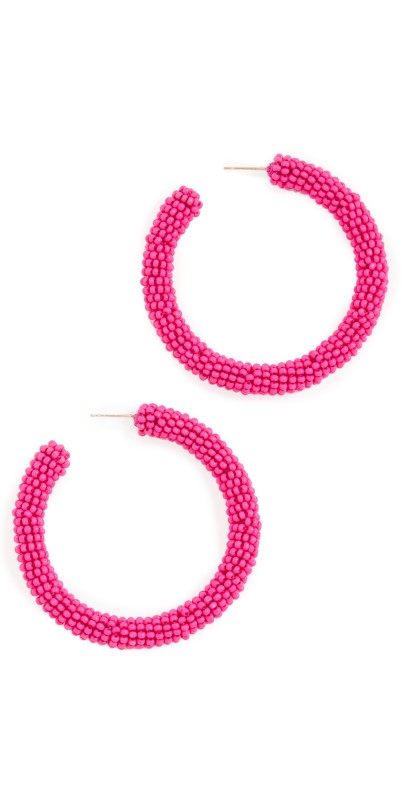 Deepa Gurnani Deepa by Deepa Gurnani Zaria Earrings Hot Pink
