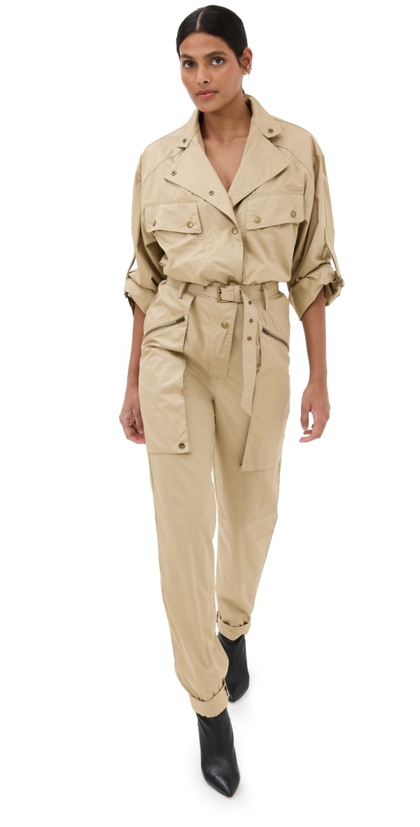 Isabel Marant Jocelyne Jumpsuit Khaki