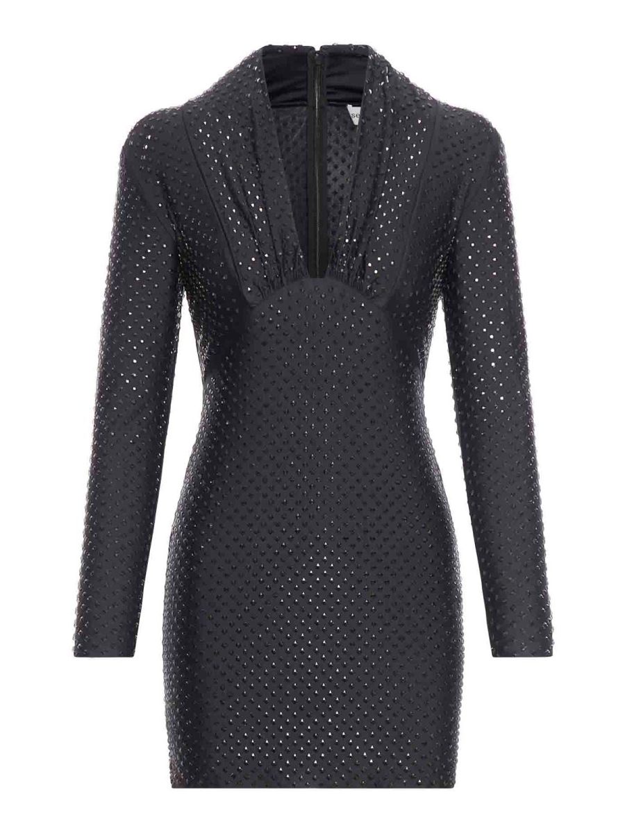 Self Portrait Robe Courte - Noir