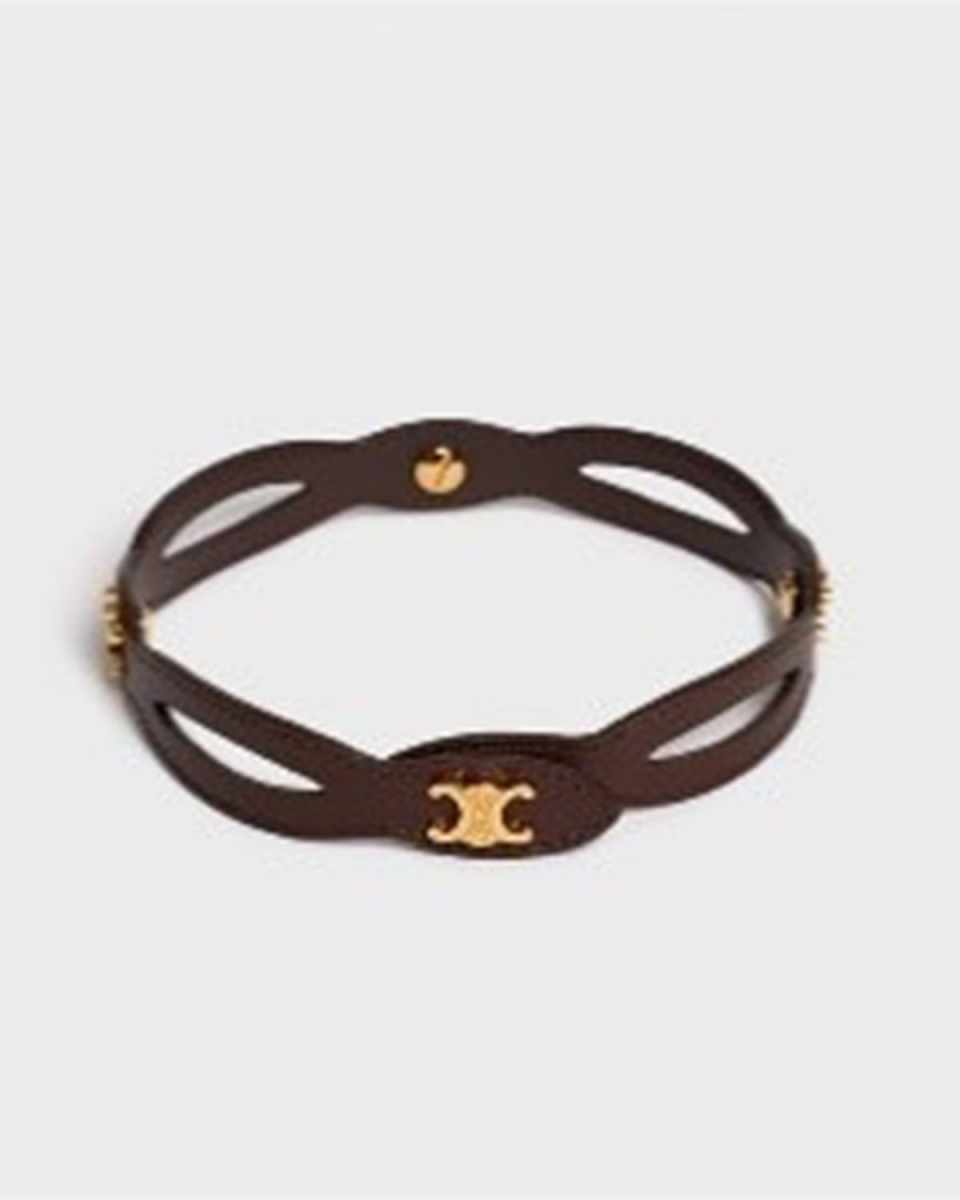Brass & Leather Choker