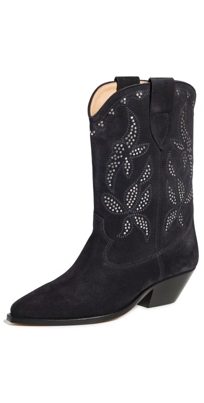 Isabel Marant Duerto Boots Faded Black/Silver