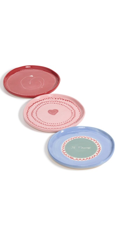 Laetitia Rouget Je T'aime Jewelry Plate Set Mult