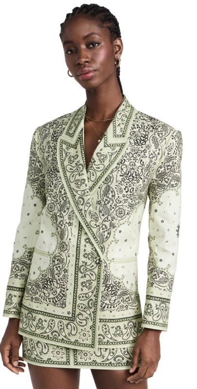 Zimmermann Matchmaker Duster Jacket Mint Bandana