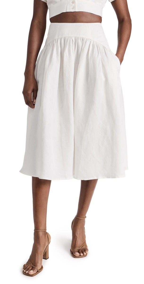 Chloe Kristyn Estelle Skirt White