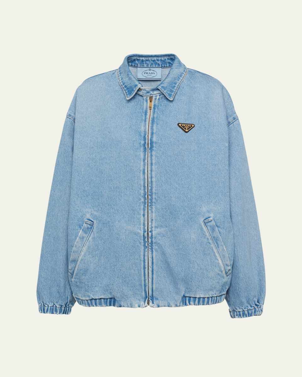 Denim Bleached Loose Jacket