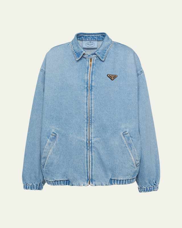 Denim Bleached Loose Jacket