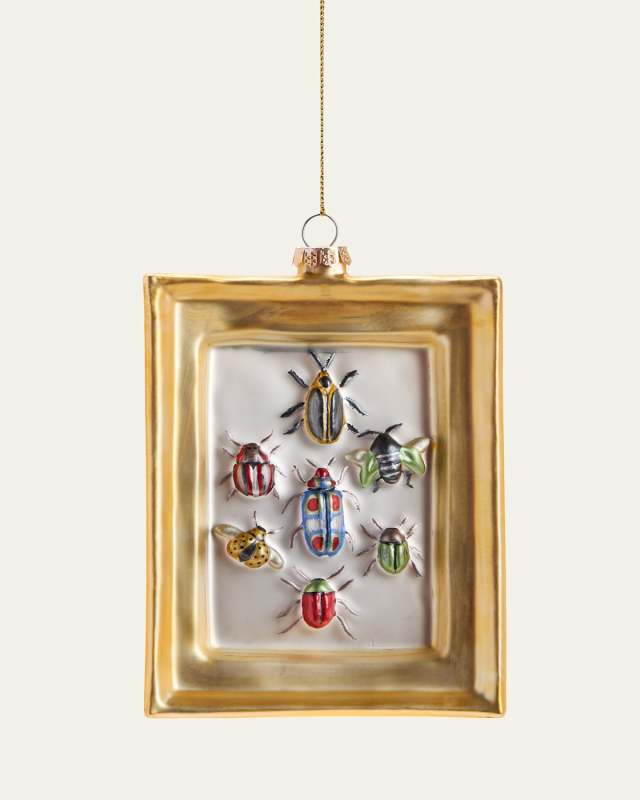 Victorian Beetle Collection Christmas Ornament