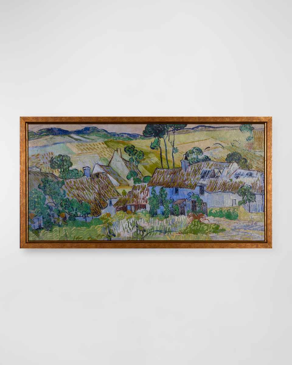 "Farms Near Auvers" Framed Giclee