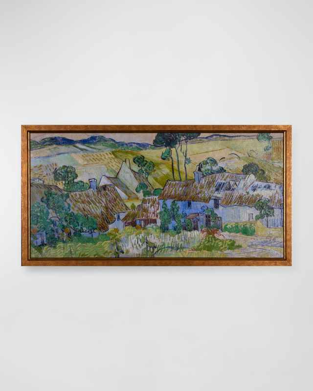 "Farms Near Auvers" Framed Giclee