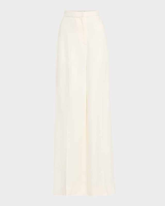 Jones Wide-Leg Textured Twill Trousers