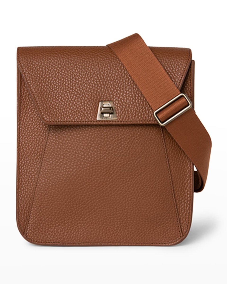 Anouk Small Leather Messenger Bag