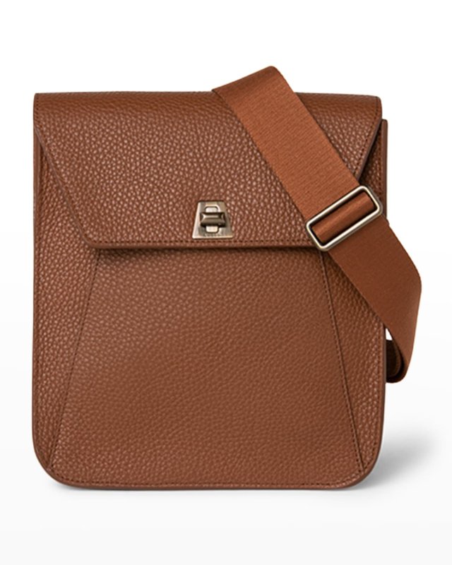Anouk Small Leather Messenger Bag
