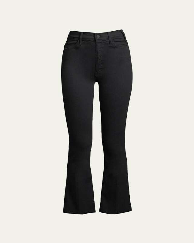 Hustler Frayed Ankle Boot-Cut Jeans