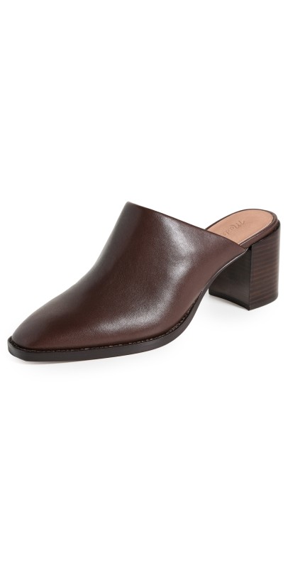 Madewell The Macarro Mules Chocolate Raisin