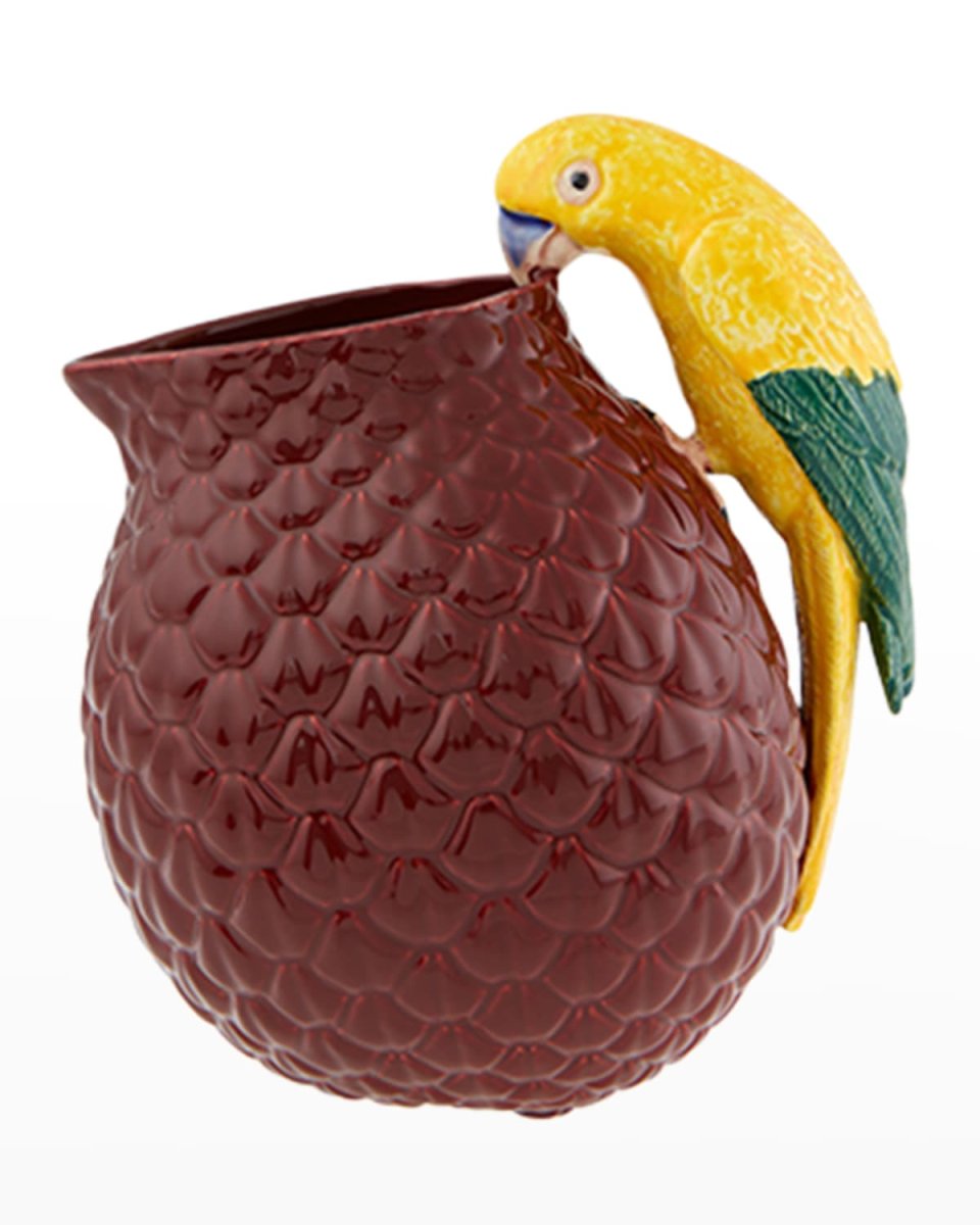 Amazonia Pitcher with Macaw, 68 oz