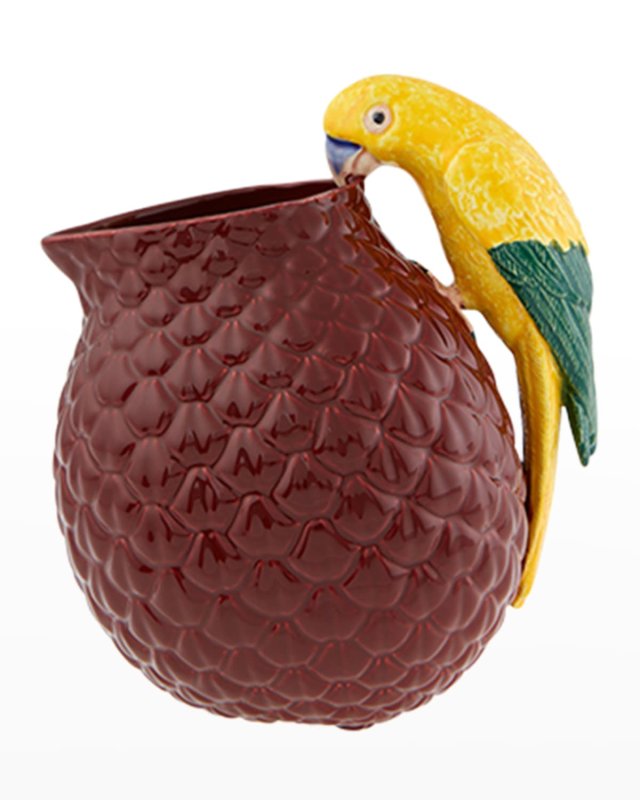 Amazonia Pitcher with Macaw, 68 oz