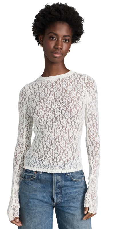 EB Denim Lombardi Top Off White