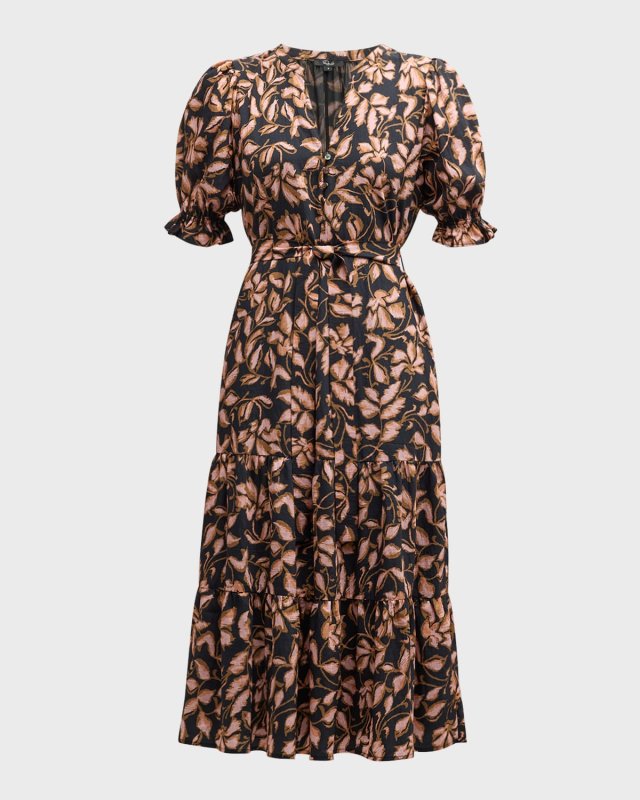 Eliana Belted Midi Dress