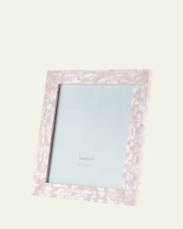 Mother-of-Pearl Picture Frame, Pink, 8" x 10"