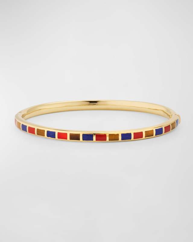 Lapis, Carnelian, and Tigers Eye Dash Bracelet