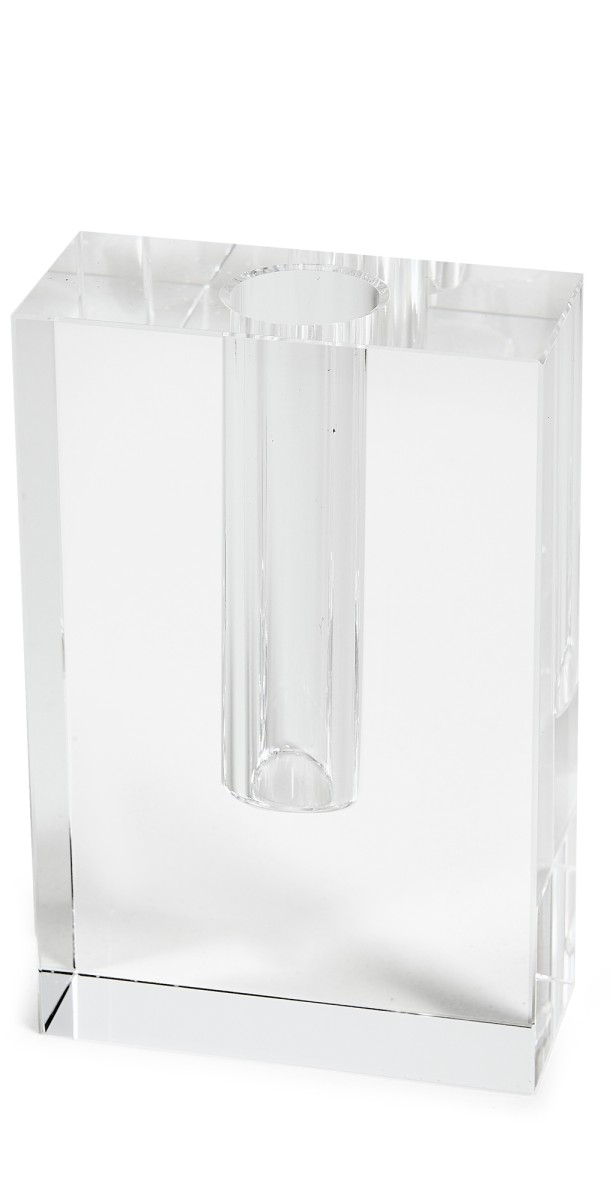 Tizo Design Crystal Glass Bud Vase Clear