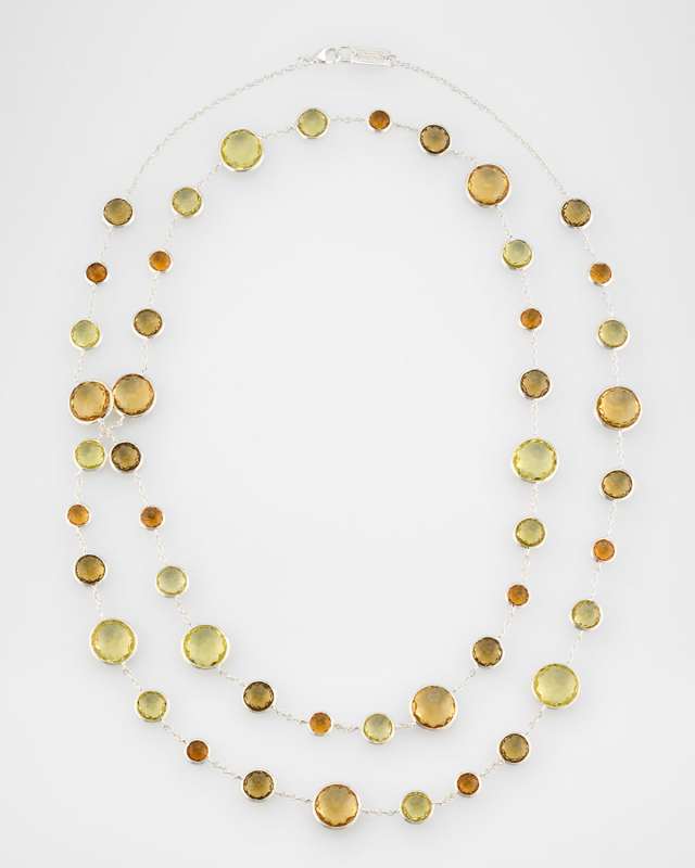 Lollipop Lollitini Girasole Long Necklace in Sterling Silver