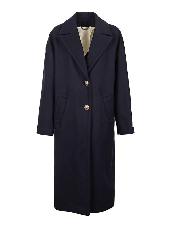 Golden Goose Manteau Long - Bleu Foncé