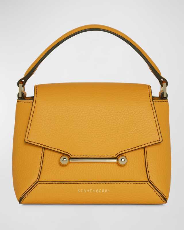 Mosaic Nano Leather Top-Handle Bag