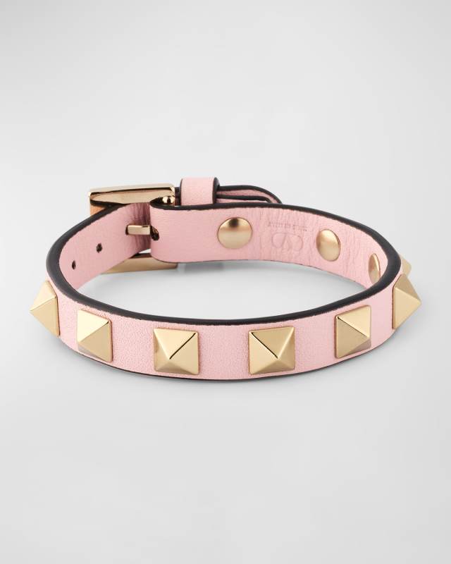 Rockstud Leather Bracelet