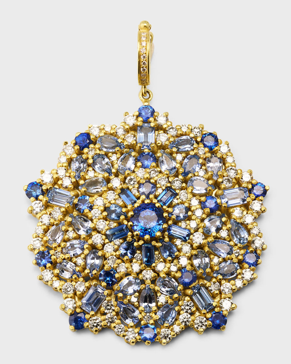 Arabian Nights Ceylon Sapphire and Diamond Enahancer