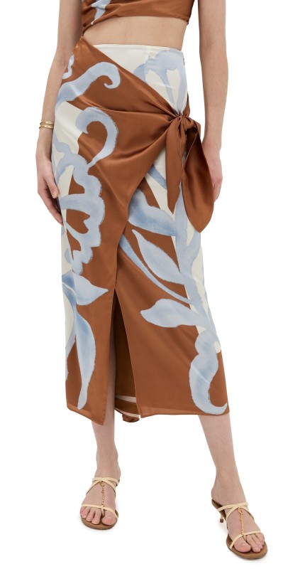 SIR. Sorrento Wrap Skirt Sciarpa Print