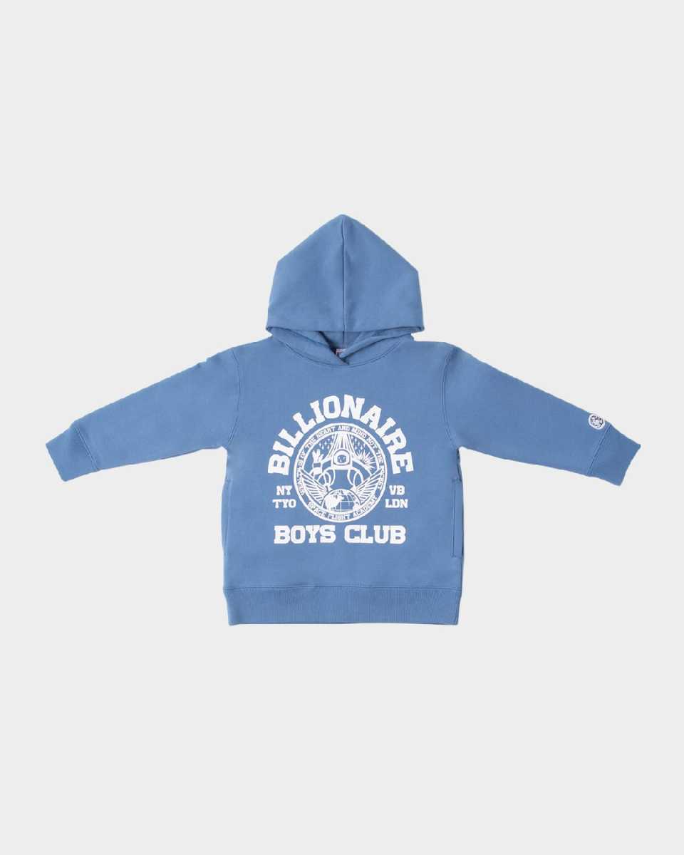 Boy's Collegiate-Inspired Logo-Print Hoodie, Size 2-10