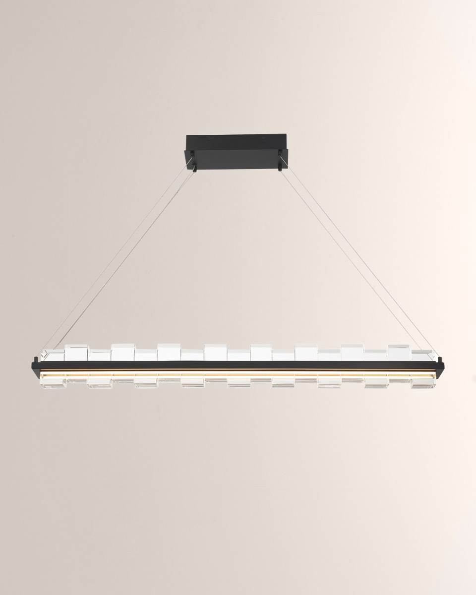 Bruco Linear LED Chandelier, 45.3"