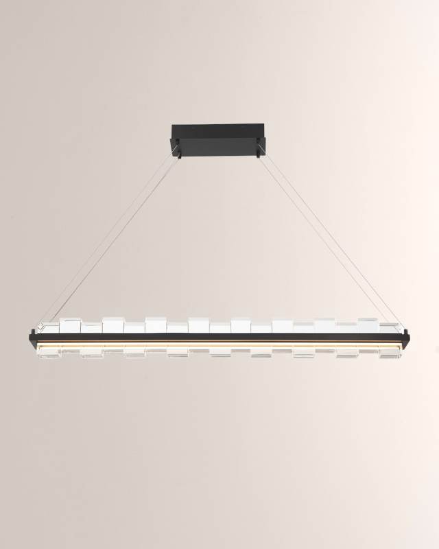Bruco Linear LED Chandelier, 45.3"